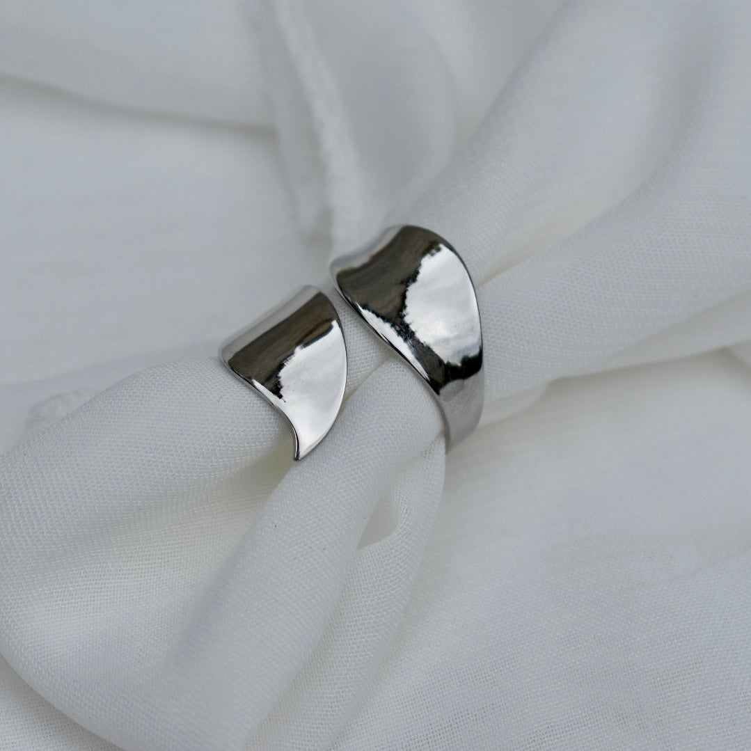 Silver Leaves ring